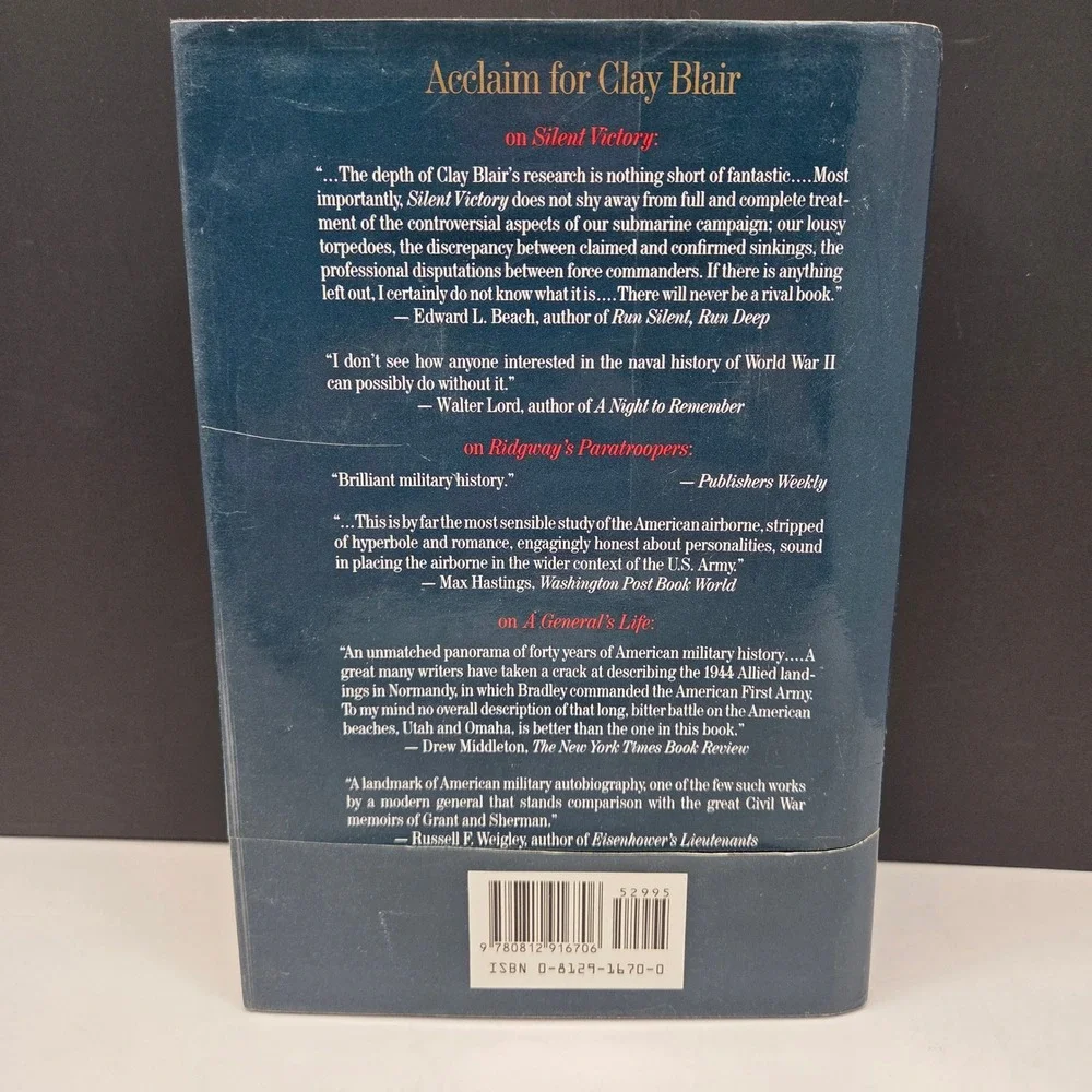 Clay Blair The Forgotten War America in Korea 1950-1953 1st Ed Hardcover Blue
